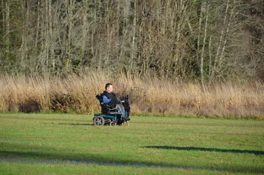 Jason Lake working a black German Shepherd during obedience at the 2012 Cascade Schutzhund trial — photo 04