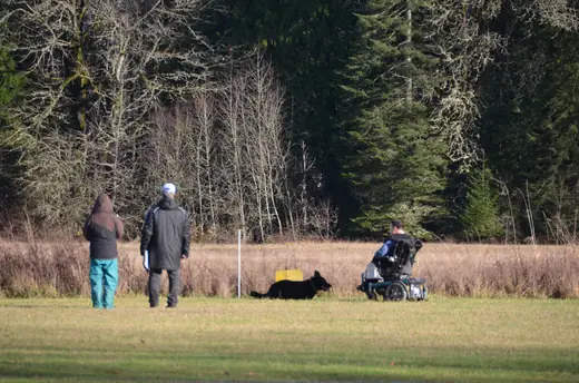 RVSC members and working dogs on the field at the 2012 Cascade Schutzhund trial — photo 02