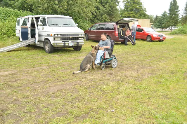 Dog and handler work during RVSC club training in June 2011 — photo 31