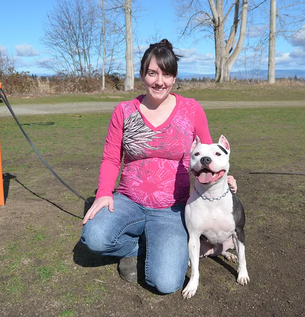 Working dog and handler during RVSC July 2011 club training — photo 19