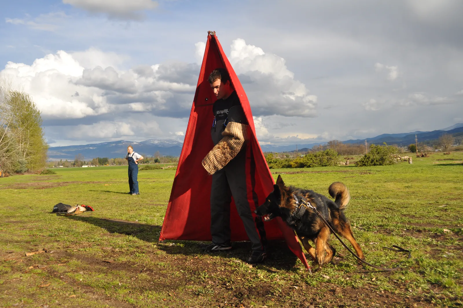 Historical March 30, 2010 Rogue Valley Schutzhund Club working-dog training