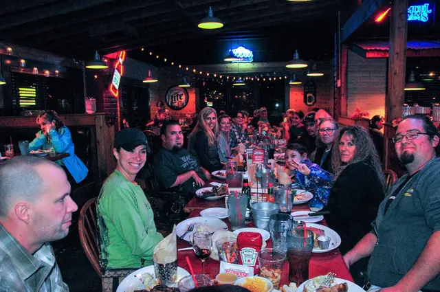 Rogue Valley Schutzhund Club members gathered at the 2017 fall trial dinner