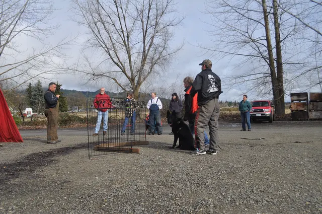Working dog and handler during the John Riboni Schutzhund seminar in 2011 — photo 06