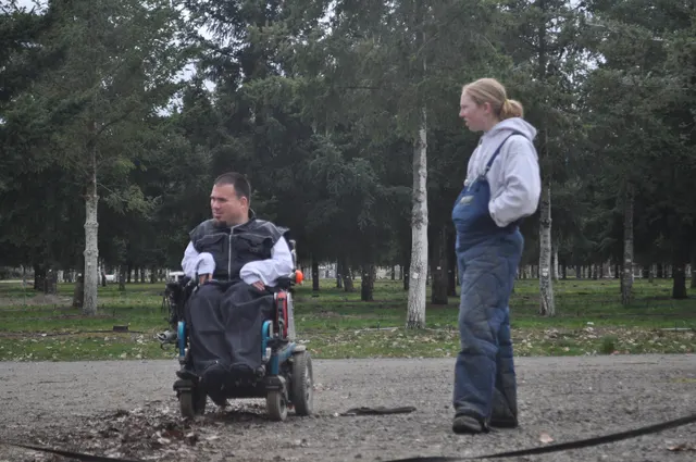 Working dog and handler during the John Riboni Schutzhund seminar in 2011 — photo 30