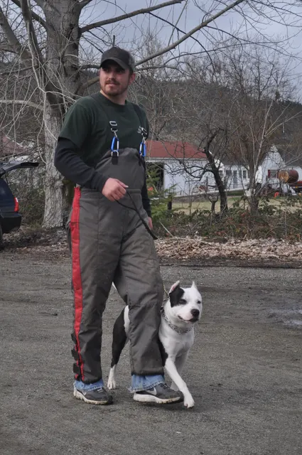 Working dog and handler during the John Riboni Schutzhund seminar in 2011 — photo 44