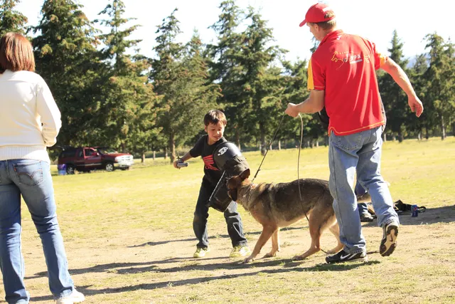 October 5–6, 2013 RVSC Affiliation Trial on October 5–6, 2013 — club members and working-dog teams gathered around the trial grounds — photo 11