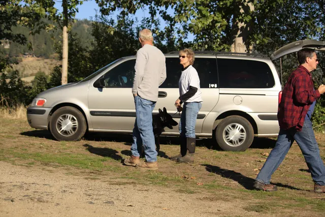 October 5–6, 2013 RVSC Affiliation Trial on October 5–6, 2013 — club members and working-dog teams gathered around the trial grounds — photo 17