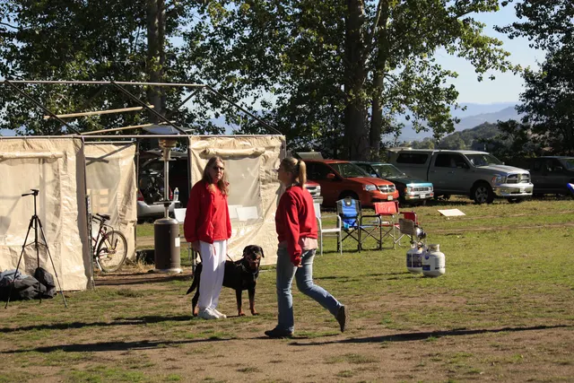 October 5–6, 2013 RVSC Affiliation Trial on October 5–6, 2013 — a dog-and-handler team working on the RVSC trial field — photo 18