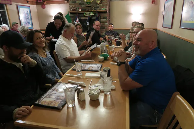2016 Club Christmas Party on December 17, 2016 — club members sharing a holiday meal together — photo 05