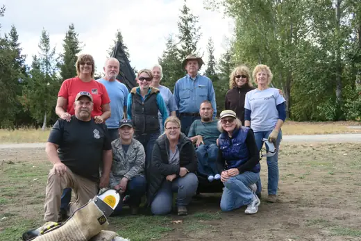 Rogue Valley Schutzhund Club members and working dogs gathered for a club event — photo 01