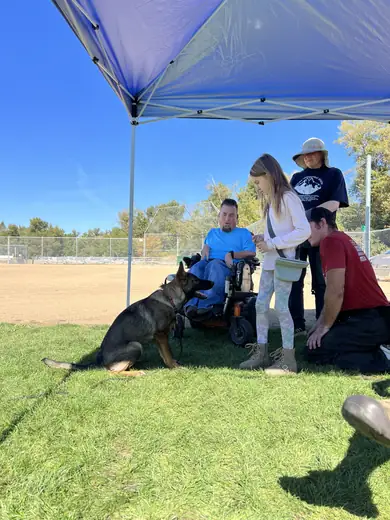 Rogue Valley Schutzhund Club members and working dogs gathered for a club event — photo 05