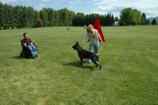 RVSC Club Training — May 14, 2006 — obedience, recalls, field control and Schutzhund blind exercises — photo 016
