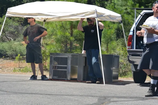 2013 RVSC Iron Dog Compilation — a handler and dog working together in the outdoor event area — photo 04