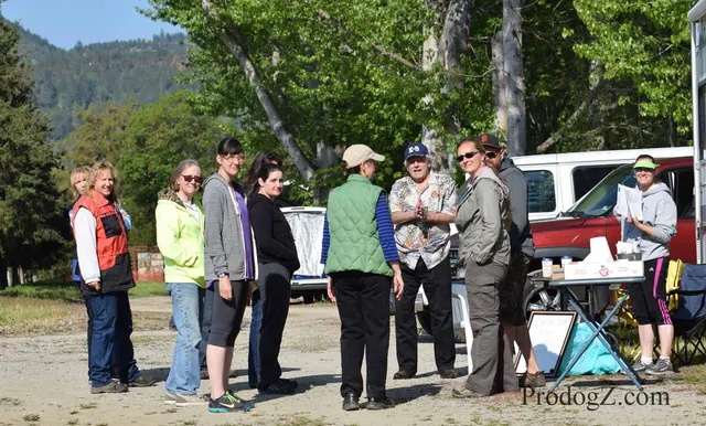 April 20, 2015 RVSC Schutzhund Trial on April 20, 2015 — a working dog and handler during a formal trial routine — photo 040
