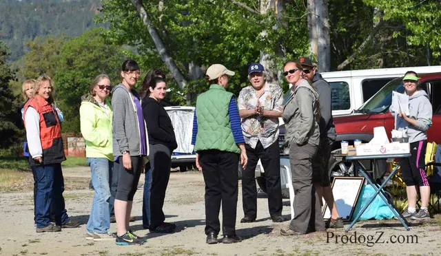 April 20, 2015 RVSC Schutzhund Trial on April 20, 2015 — a dog-and-handler team performing a formal trial exercise — photo 001