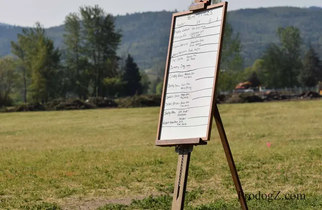 April 20, 2015 RVSC Schutzhund Trial on April 20, 2015 — trial officials observing a dog-and-handler team — photo 129