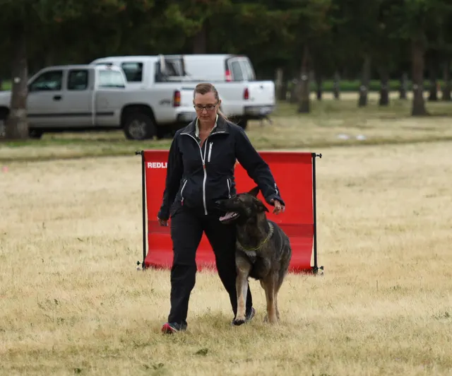 2016 RVSC Spring Schutzhund Trial — a working dog completing an obstacle or field exercise — photo 12