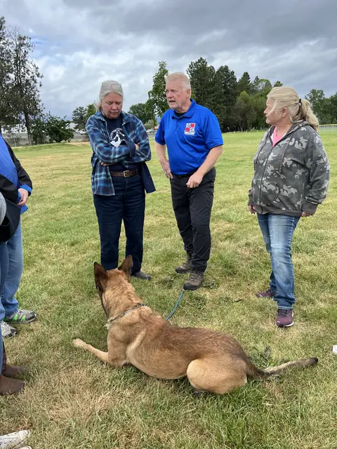 Working dog evaluation during the May 2022 RVSC spring trial — photo 01