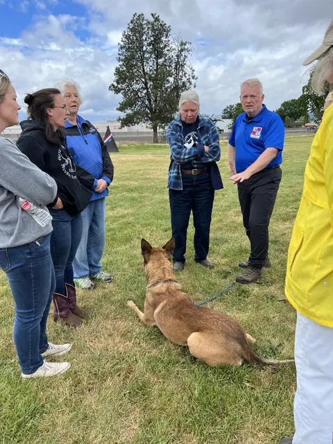 Working dog evaluation during the May 2022 RVSC spring trial — photo 02