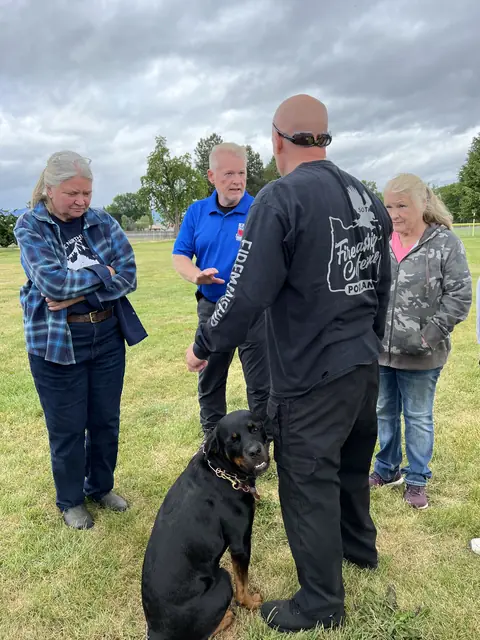 Working dog evaluation during the May 2022 RVSC spring trial — photo 10