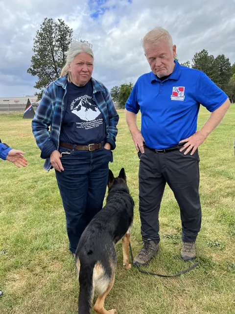 Working dog evaluation during the May 2022 RVSC spring trial — photo 14