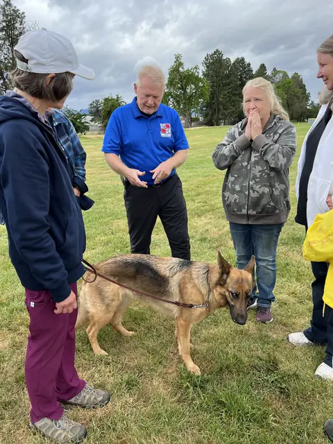 Working dog evaluation during the May 2022 RVSC spring trial — photo 17
