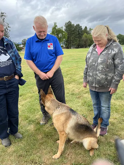 Working dog evaluation during the May 2022 RVSC spring trial — photo 18