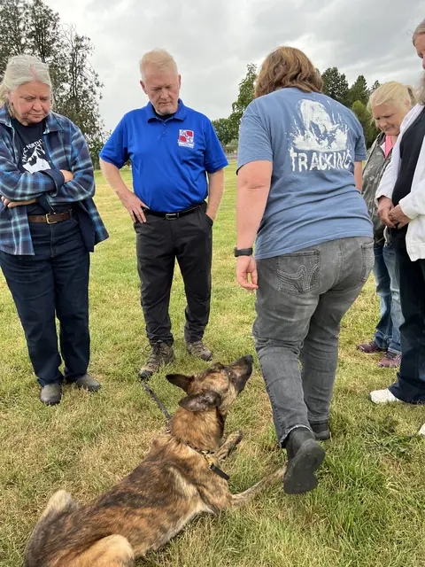 Working dog evaluation during the May 2022 RVSC spring trial — photo 24